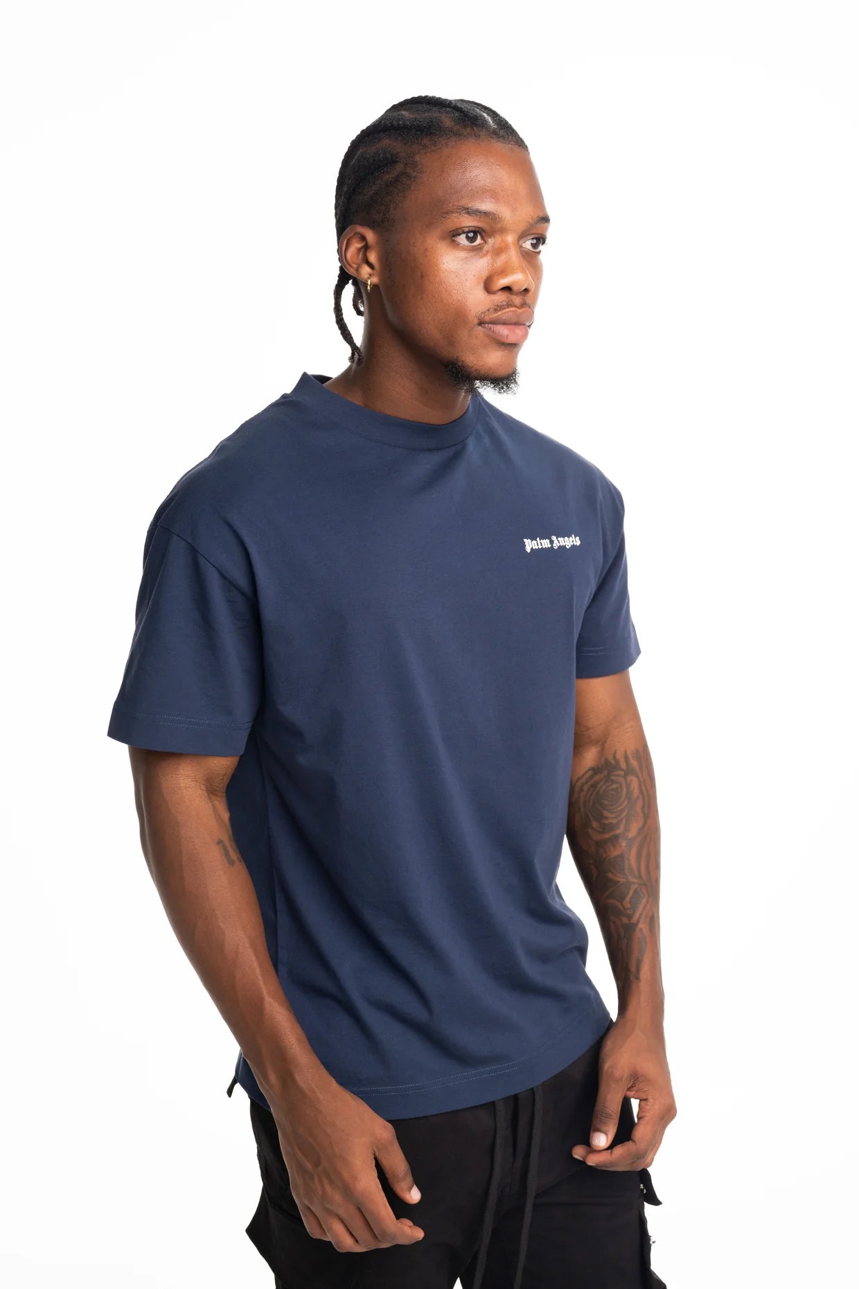 (Core) Palm Angels Men's BWN Classic Logo Tripack Tee
