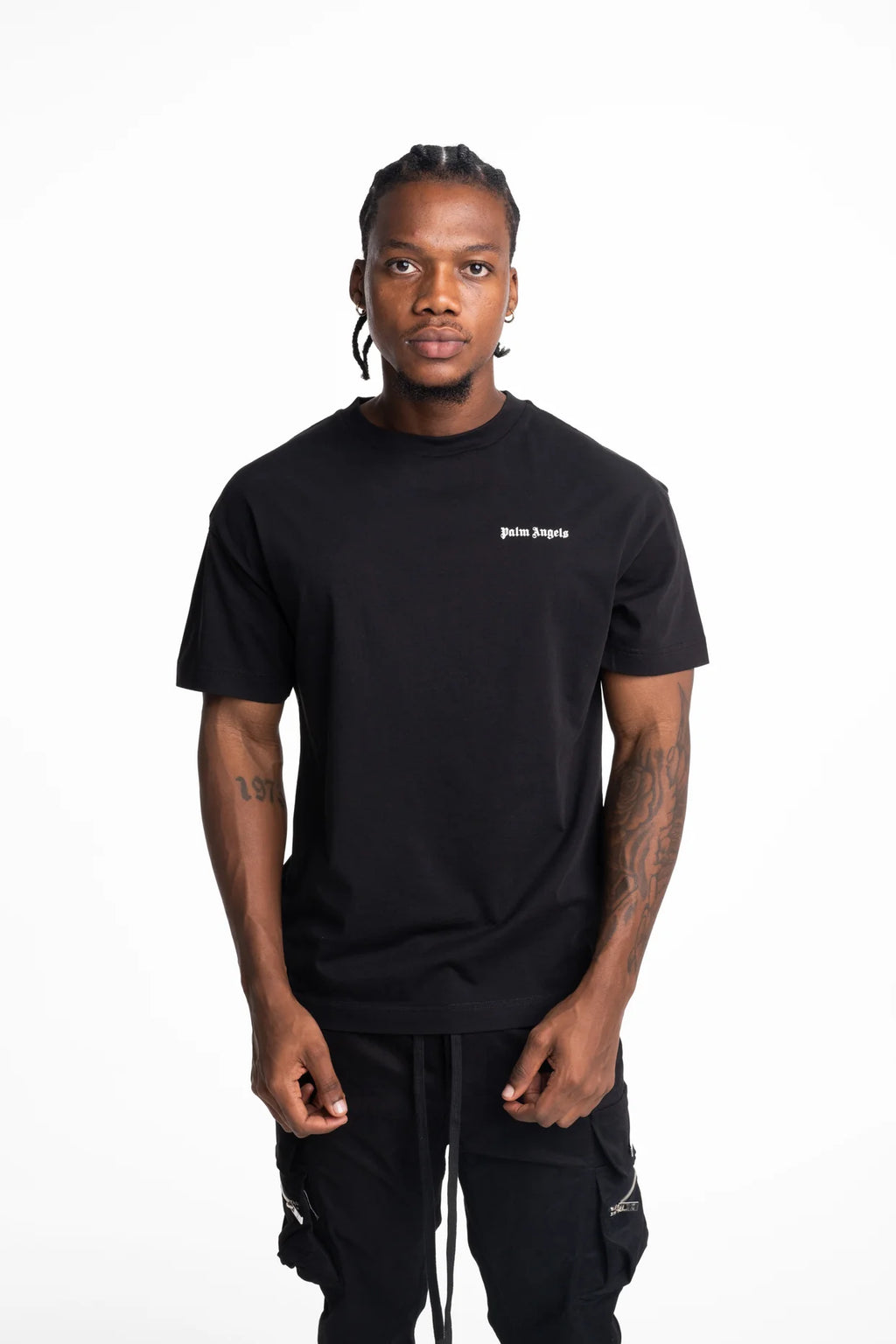 (Core) Palm Angels Men's BWN Classic Logo Tripack Tee