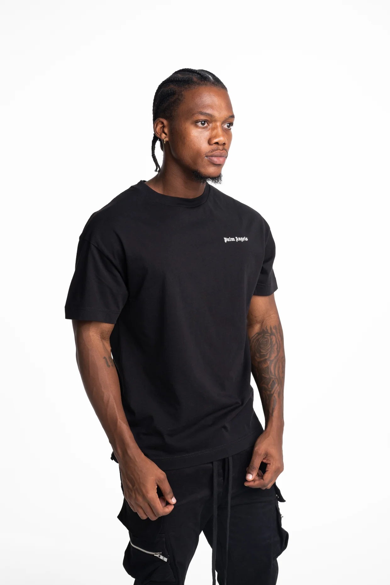 (Core) Palm Angels Men's BWN Classic Logo Tripack Tee