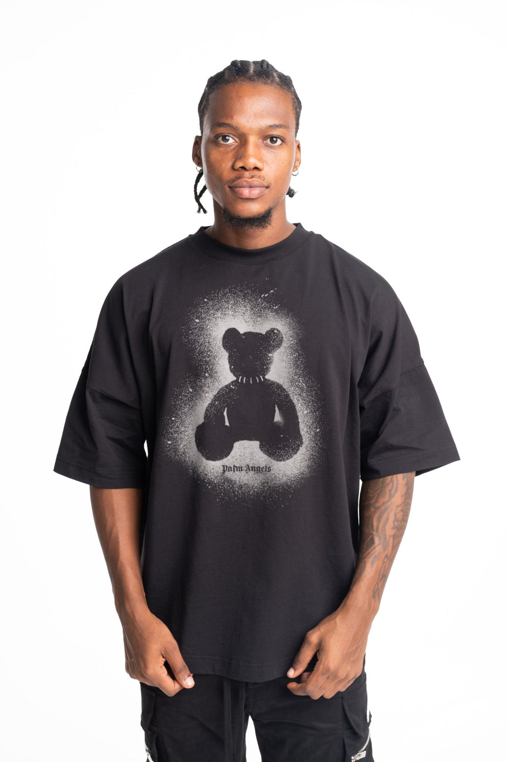 Palm Angels Men's Spray Bear Over Tee