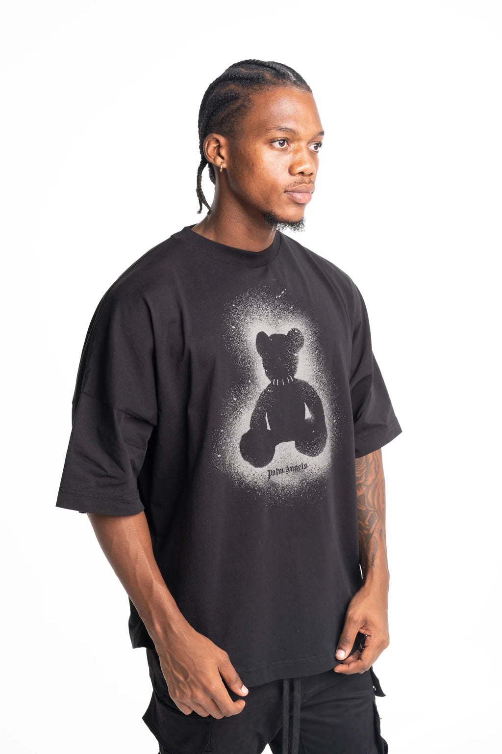 Palm Angels Men's Spray Bear Over Tee