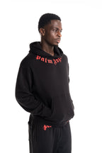 (Core) Palm Angels Men's Neck Logo Regular Hoodie
