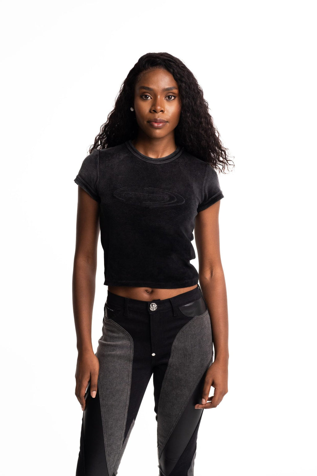Alexander Wang Baby Tee Washed Nickel