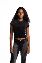 Alexander Wang Baby Tee Washed Nickel