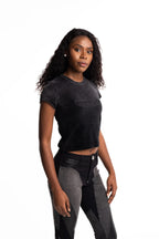 Alexander Wang Baby Tee Washed Nickel