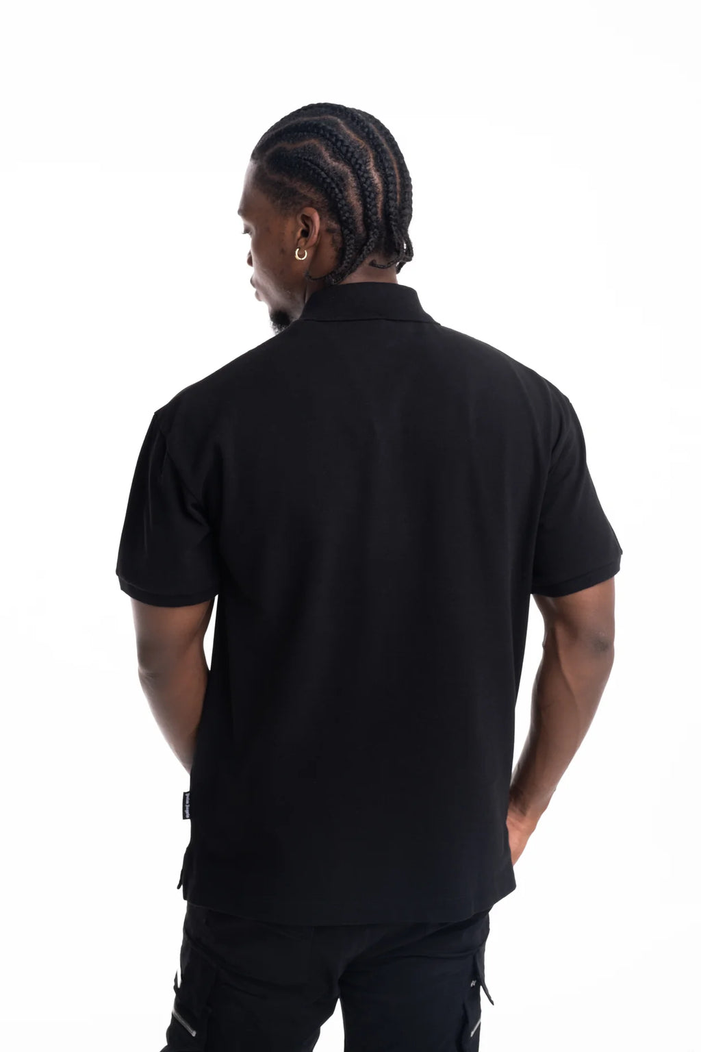 Palm Angels Men's Curved Logo SS Polo