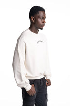 Palm Angels Men's Back Curved Logo Loose Crew