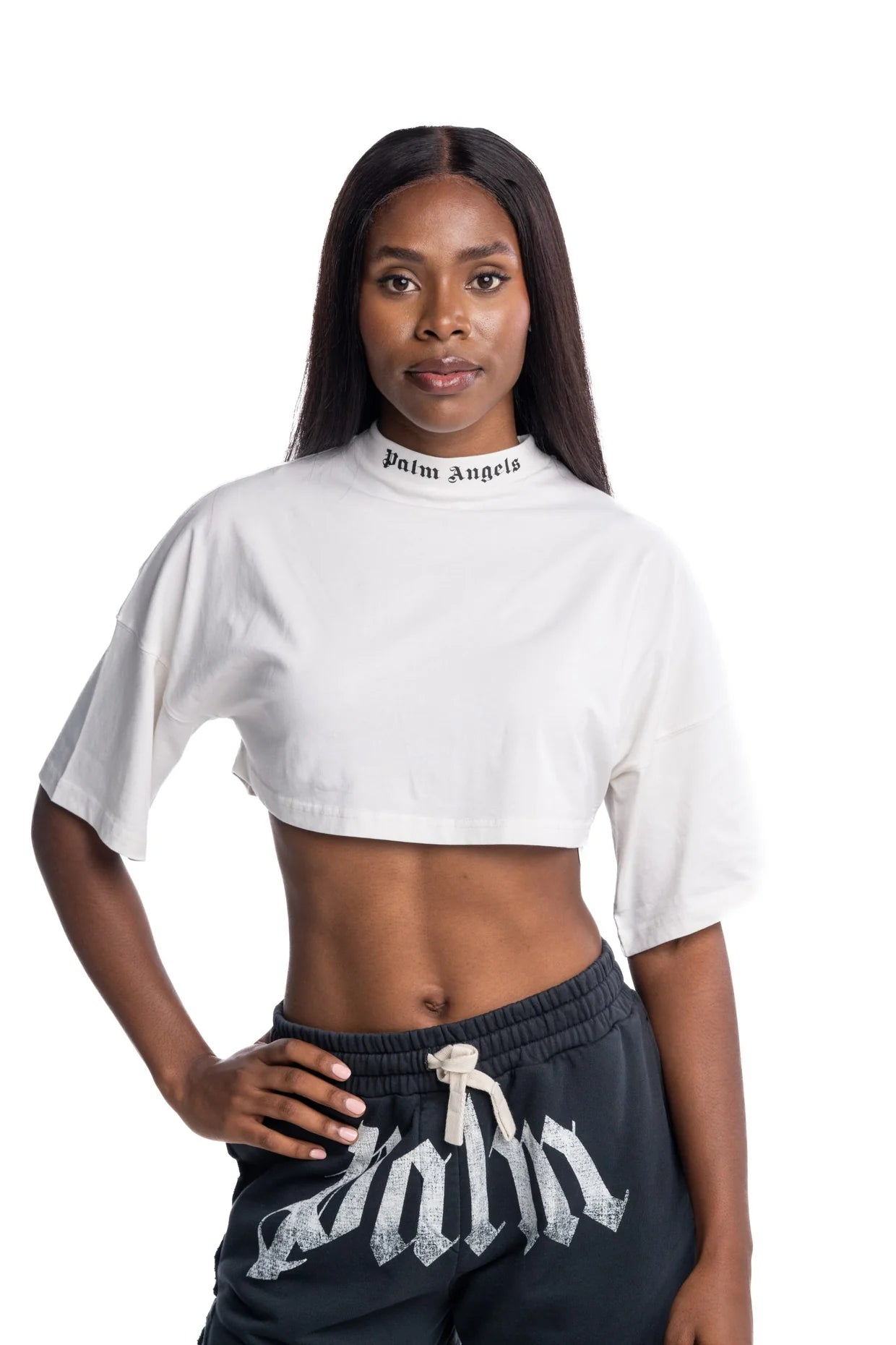 (Core) Palm Angels Ladies Classic Logo Mini Tee