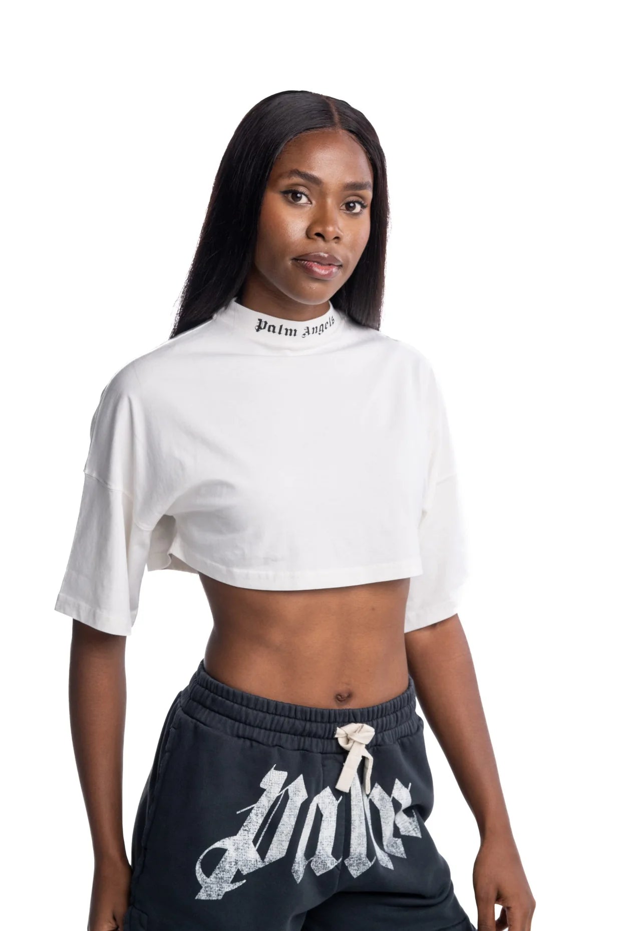 (Core) Palm Angels Ladies Classic Logo Mini Tee