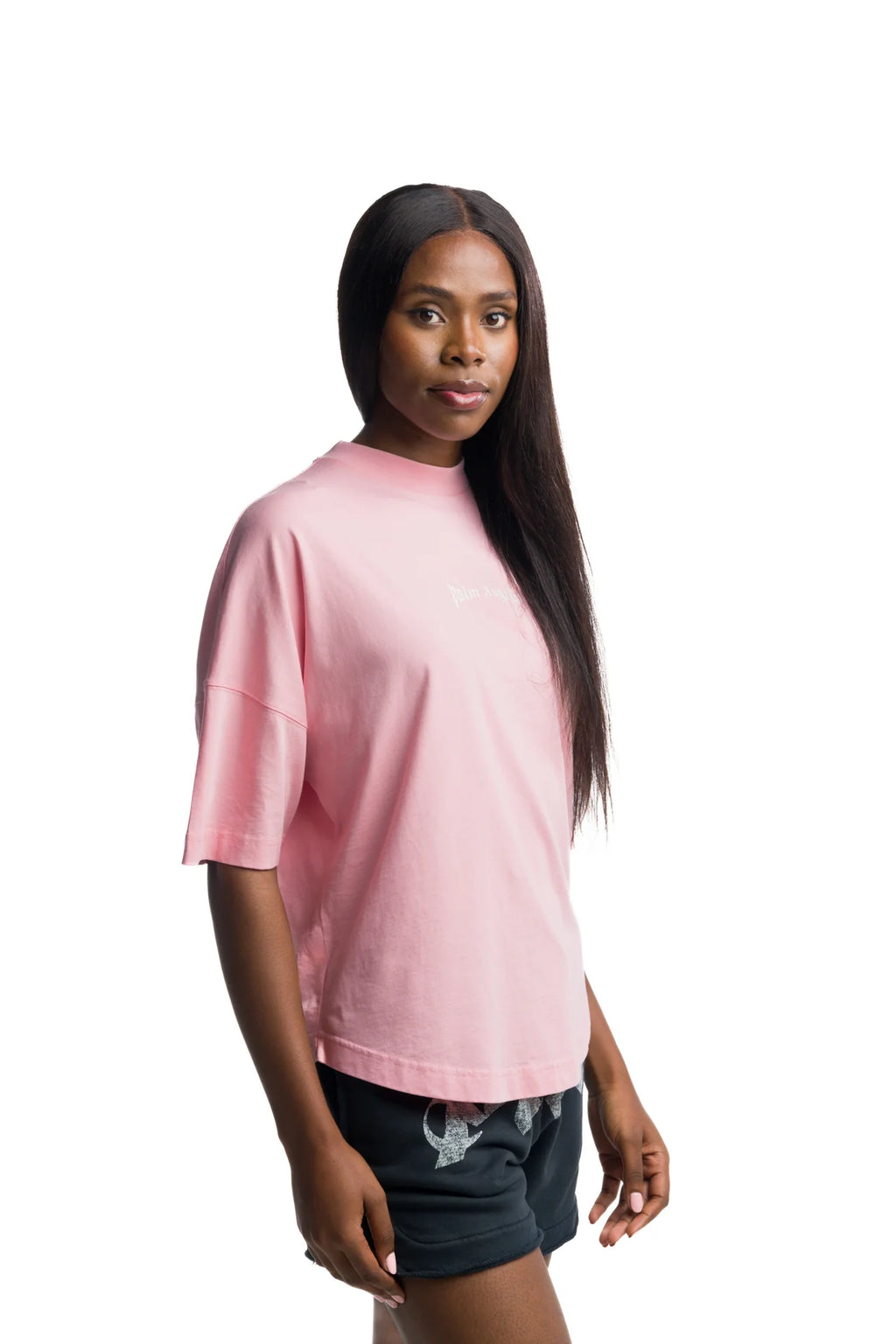Palm Angels Ladies Outline Logo Over Tee