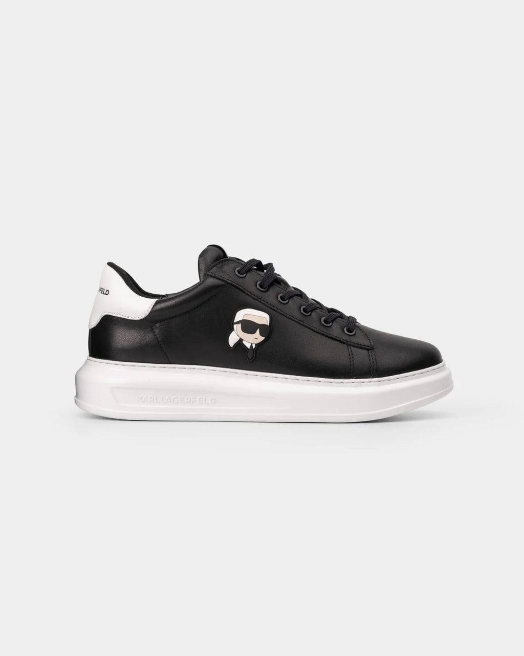 (Core) Karl Lagerfeld Men's Kapri NFT Lo Lace Sneaker Black Lthr KL52530N 000
