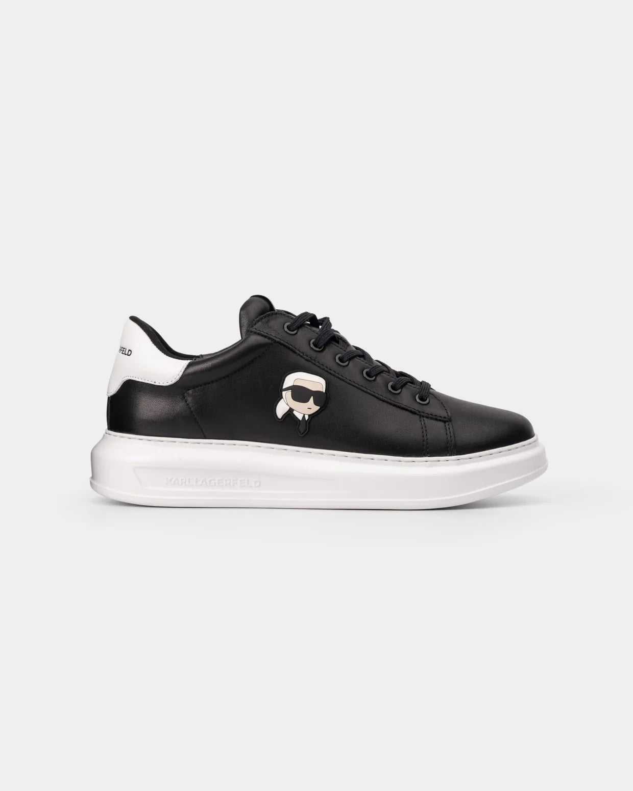 (Core) Karl Lagerfeld Men's Kapri NFT Lo Lace Sneaker Black Lthr KL52530N 000