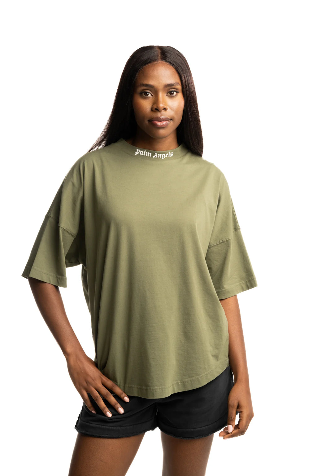 (Core) Palm Angels Ladies Over Logo Over Tee