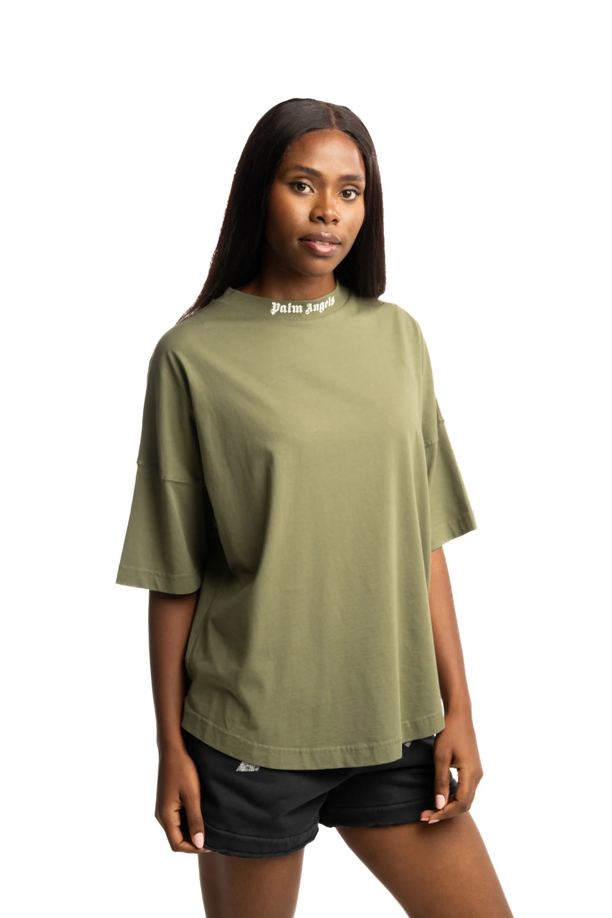 (Core) Palm Angels Ladies Over Logo Over Tee