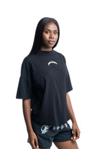 (Core) Palm Angels Ladies Curved Logo Over Tee