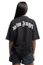 (Core) Palm Angels Ladies Curved Logo Over Tee