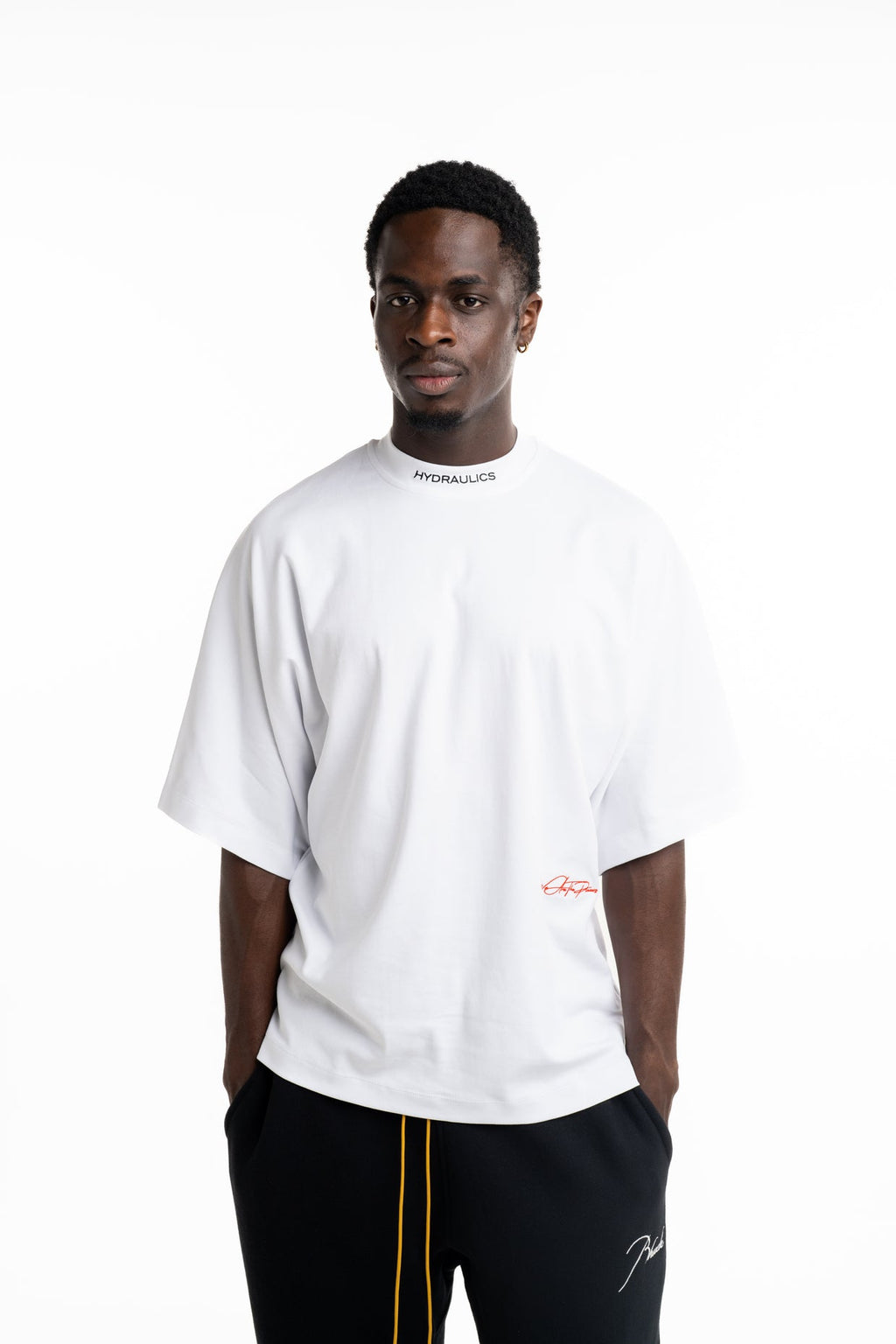Hydraulics Men's We Are The Pioneers Co-ordinates Super Oversized T Shirt White