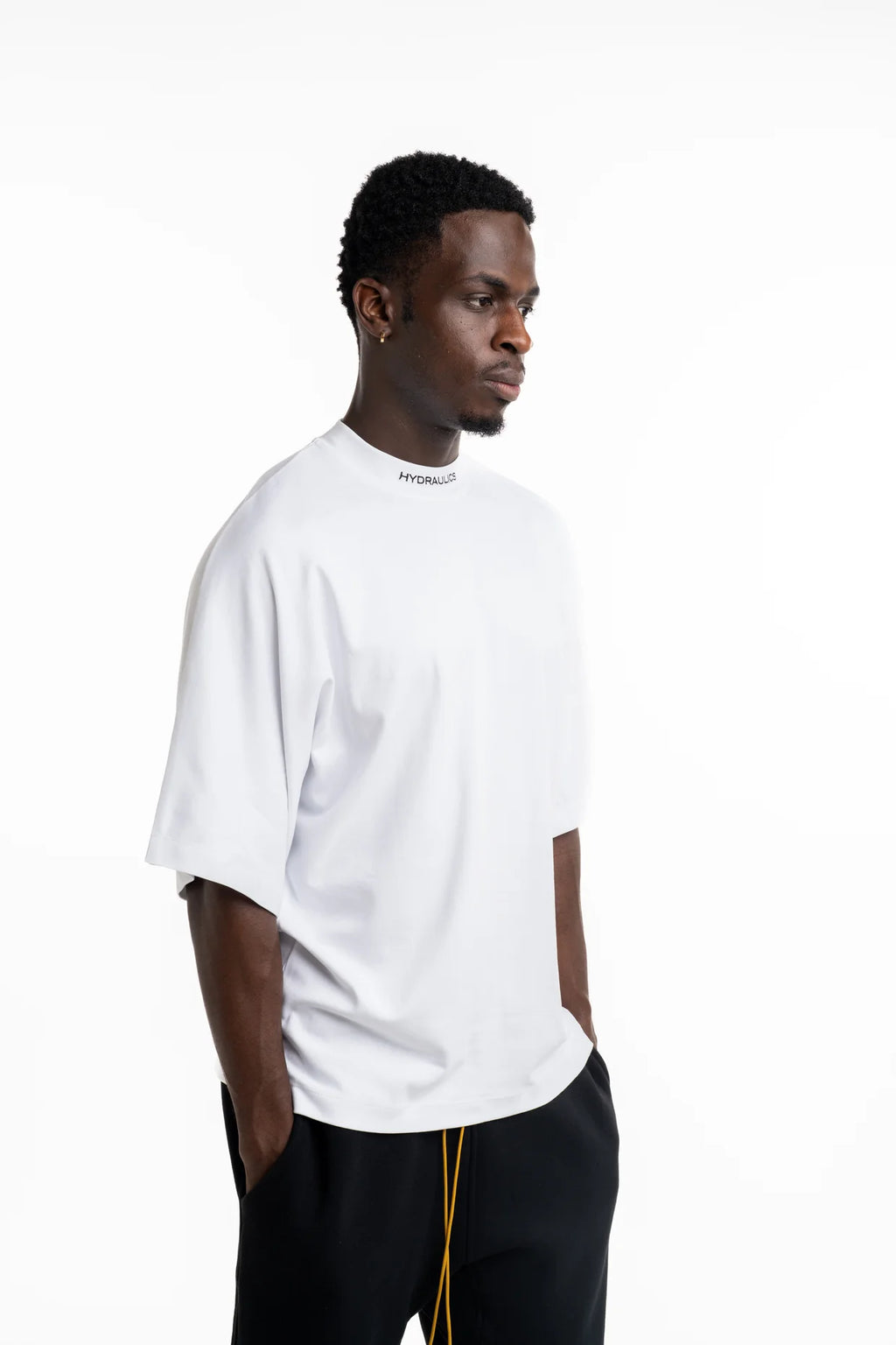 Hydraulics Men's We Are The Pioneers Co-ordinates Super Oversized T Shirt White