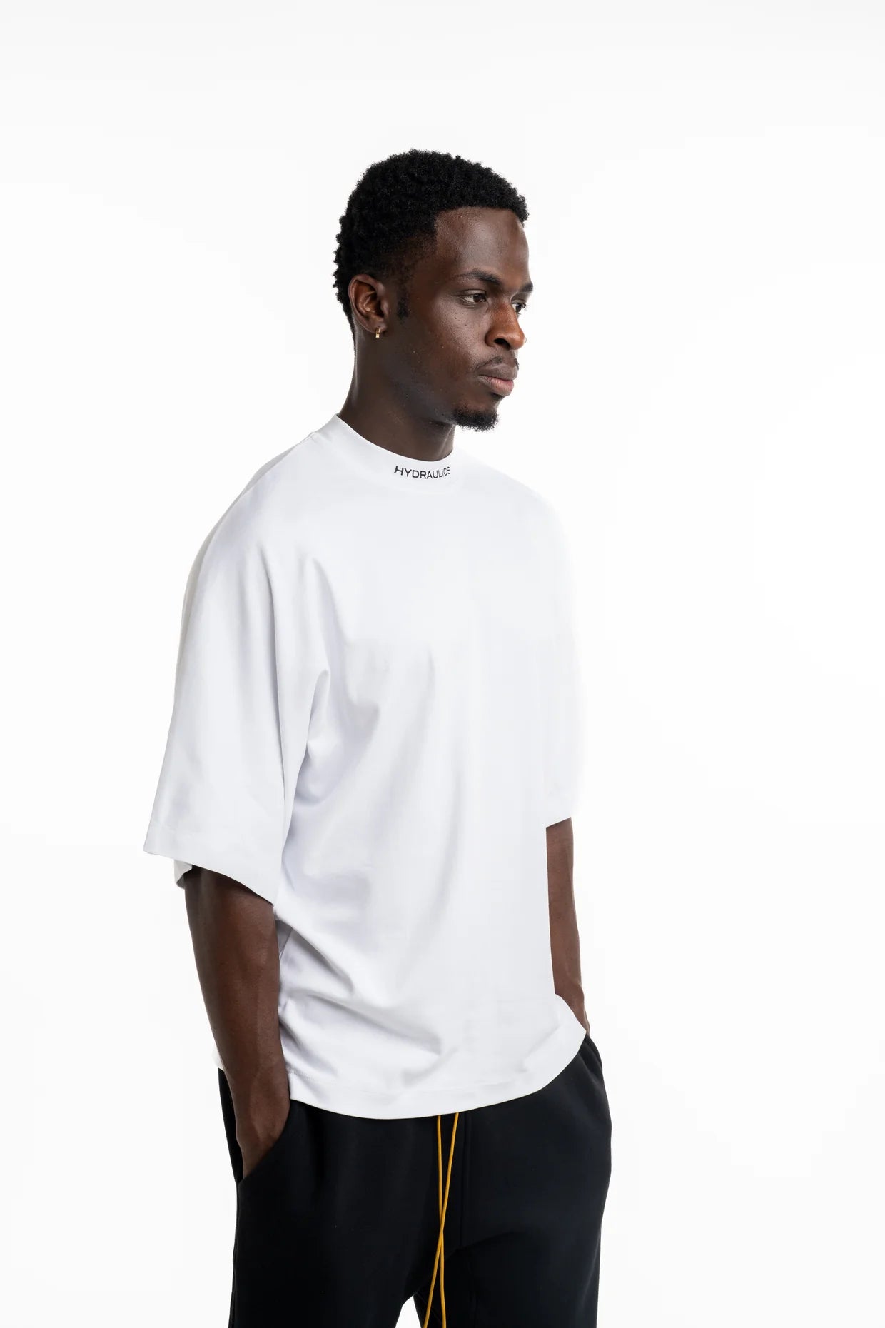 Hydraulics Men's We Are The Pioneers Co-ordinates Super Oversized T Shirt White