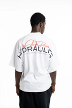 Hydraulics Men's We Are The Pioneers Co-ordinates Super Oversized T Shirt White