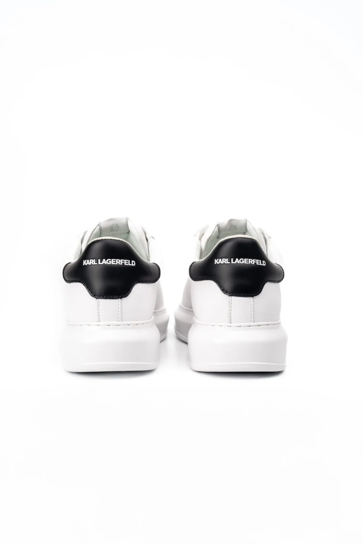 (Core) Karl Lagerfeld Men's Kapri NFT Lo Lace Sneaker White Lthr KL52530N 011