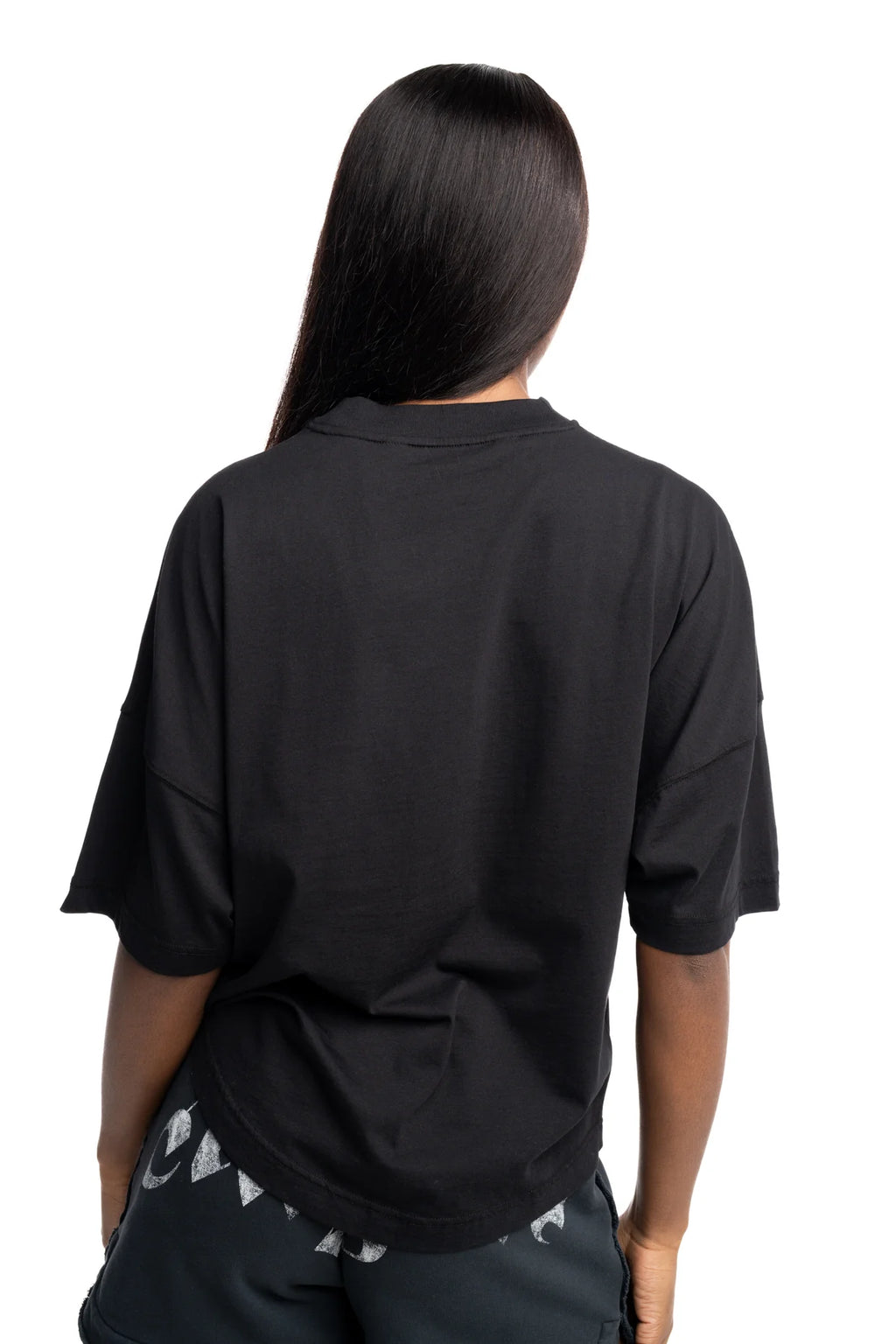 (Core) Palm Angels Ladies Neck Logo Over Tee