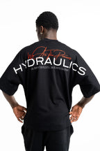Hydraulics Men's We Are The Pioneers Co-ordinates Super Oversized T Shirt Black