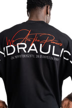 Hydraulics Men's We Are The Pioneers Co-ordinates Super Oversized T Shirt Black